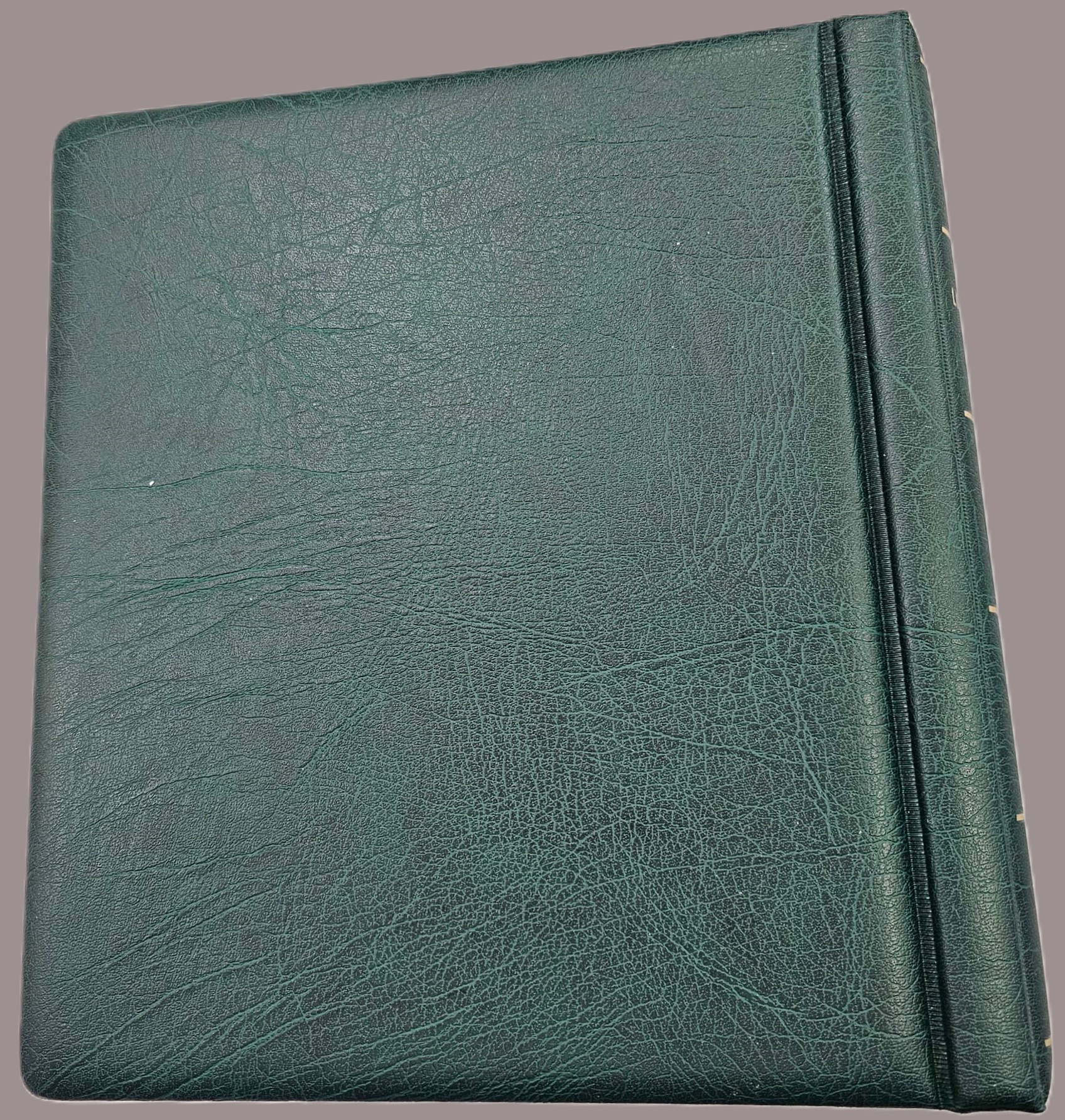 Album Leuchtturm 100 FDC Ou Lettres 195x130 Mm – Vert Sapin, Pochettes Noires, Qualité Collectionneur
