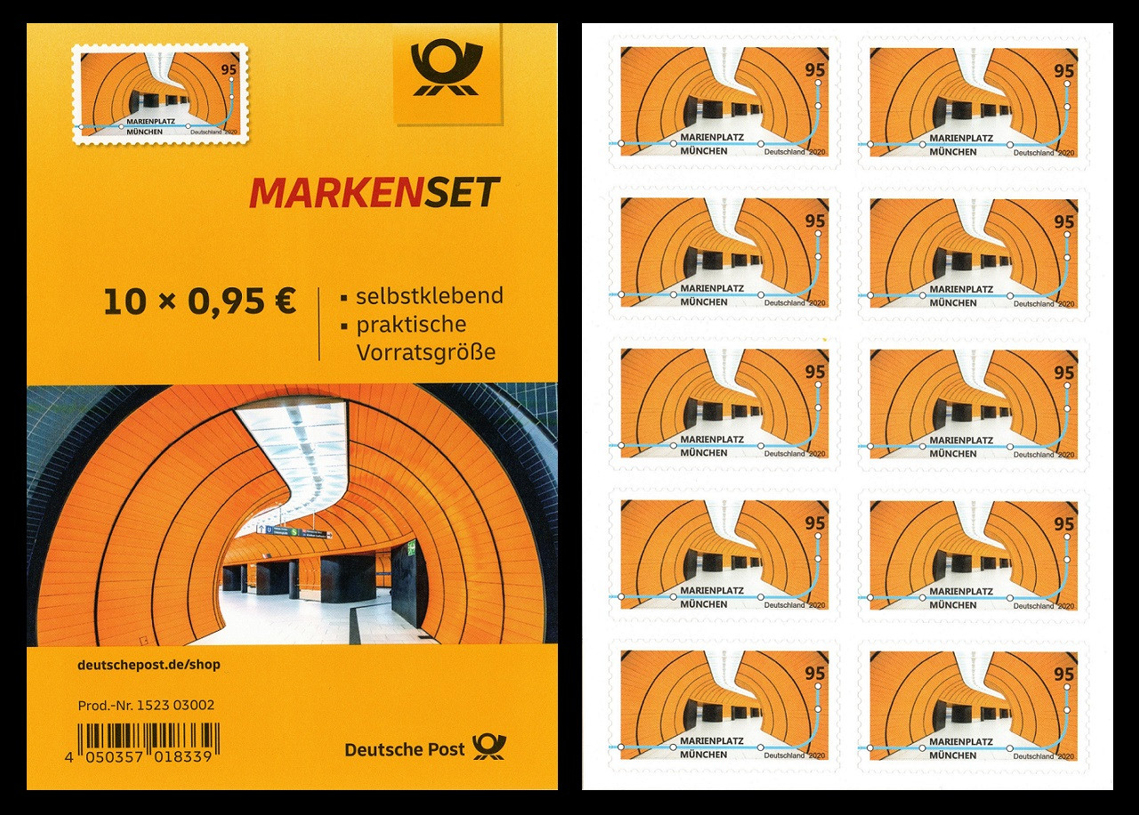 Alemania - Federal - 2020 - Correo - Nº 03316 C - **/MNH - Estaciones ...